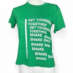 The Rapture (band) 2004 Concert Women’s Baby Tee Size Tag 10-12 (Youth)